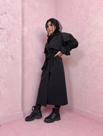تصویر بارانی لیکیا Leekia Trench Coat