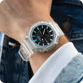 تصویر ساعت کاسیو جی شاک مدل GA-2100 Jelly Blue 