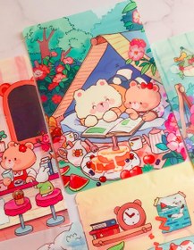 تصویر زیپ کیپ فانتزی خرسی 