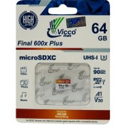 تصویر رم میکرو 64 گیگ ویکومن Vicco Man Final 600x Plus U3 V30 A1 90MB/s Vicco Man Final 600x Plus U3 V30 A1 90MB/s Memory Card