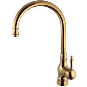 تصویر شیر ظرفشویی البرز روز مدل مارتین Alborzrooz gold-Martin kitchen tap