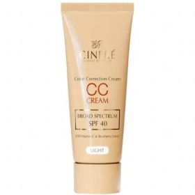 تصویر سينره کرم پودر روشن کننده CC با SPF40 CINERE CC CREAM SPF40