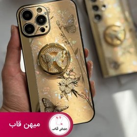 تصویر قاب گوشی پروانه نگین دار سواروسکی استندشو 