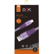 تصویر خرید + قیمت کابل شارژ میکرو (Micro-usb) OAK مدل K-133 