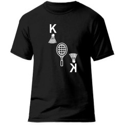 تصویر تیشرت ورزشی بدمینتون فشن لاین BDMNTN‌ 07 ‌ | مشکی/سفید 