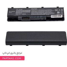 تصویر باتری اورجینال ایسوس 6 سلولی N55 Battery Asus N55 6cell O