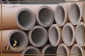 تصویر لوله مقوایی قم + بسته بندی صادراتی 