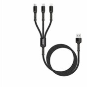 تصویر کابل تبدیل USB به microUSB-USB-C-لایتنینگ گو-دس مدل GD-UC511 