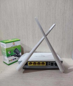 تصویر مودم تندا V300 با دو آنتن 