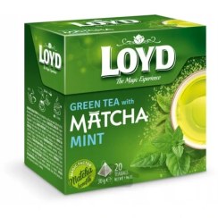تصویر چای سبز با ماچا و نعنا لوید 30 گرم Loyd ا Loyd green tea with matcha and mint 30 g Loyd green tea with matcha and mint 30 g