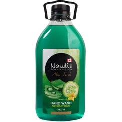 تصویر مایع دستشویی سبز آلوئه فروش حجم 2000 میل نیوتیس Aloe green toilet liquid for sale, volume 2000 ml