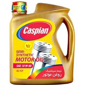 تصویر روغن موتور کاسپین مدل 10W-40 SL حجم 4 لیتر 