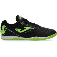 تصویر کفش فوتسال مردانه ماکسیما 2401 جوما - 4 JOMA MAXIMA 2401 BLACK GREEN INDOOR