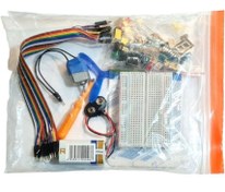 تصویر کیت آموزش 200 مدار الکترونیکی با برد بورد 