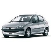 تصویر گلگیر جلو پژو ۲۰۶ رنگی سمت چپ و راست 