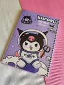 تصویر دفتر مشق جهان ۵۰ برگ حاشیه دار کرومی 