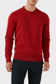 تصویر سویشرت مردانه تامی هیلفیگر اورجینال قرمز Tommy Hilfiger MW0MW21316 XNN 