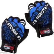 تصویر دستکش ورزشی نیم انگشتی چریکی کد 1665 