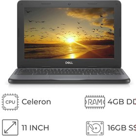 تصویر لپ تاپ استوک کروم‌بوک Dell Chromebook 11 (لمسی) 