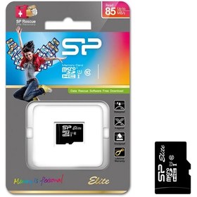 تصویر کارت حافظه microSDXC سیلیکون پاور Color Elite کلاس 10 سرعت 85MBps همراه با آداپتور SD ظرفیت 16GB Silicon Power Color Elite Class 10 85MBps microSDXC With Adapter - 16GB