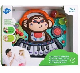 تصویر میمون دیجی هولا تویز Dj Monkey Keyboard 3137