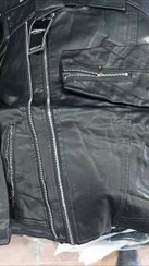 تصویر کاپشن چرم مردانه 