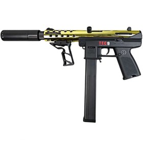 تصویر تفنگ اسباب بازی شارژی مدل TEC9 تیر ژله ای 