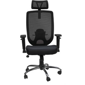 تصویر صندلی مدیریتی توری کاربن کد 336S 