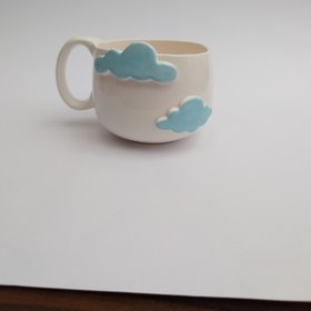 تصویر ماگ سرامیکی مدل ابری 