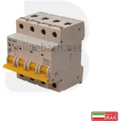 تصویر کلید مینیاتوری 4 پل پارس فانال با قدرت قطع 6KA 