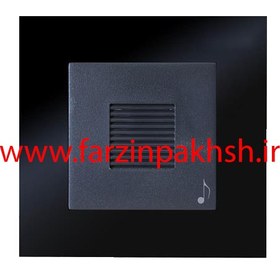 تصویر پریز زنگ دینگ دانگ توکار دلند مدل آوا مشکی 