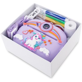 تصویر دوربین عکاسی کودک با قابلیت چاپ فوری 