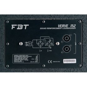 تصویر باکس بلندگو FBT Verve 152 سایز 15 اینچ (جفت) 