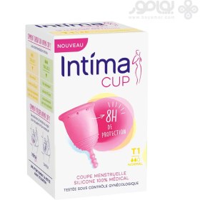 تصویر کاپ قاعدگی اینتیما سایز T1 مدل NORMAL INTIMA CUP MENSTRUAL CUP SIZE 1 NORMAL