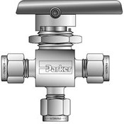 تصویر شیر بال ولو سه راهی پارکر 3/8 تیوپ خور 6A-MB6XPFA-SSP 