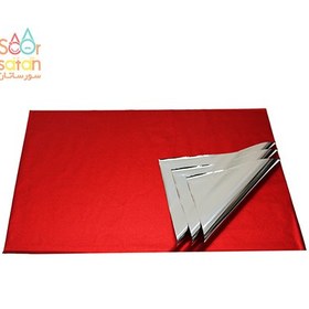 تصویر کاغذ کادو لیزری قرمز 