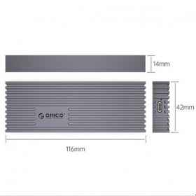 تصویر باکس هارد SSD M.2 NVMe اوریکو Orico M233C3-G4 M.2 NVMe SSD Enclosure 