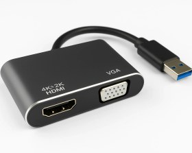 تصویر USB 3.0 TO HDMI & VGA 