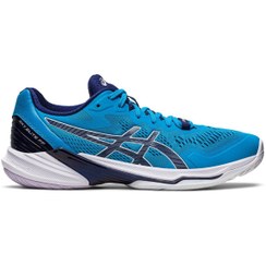 تصویر کتانی والیبال مردانه اسیکس اورجینال آبی Asics 1051A064-403 