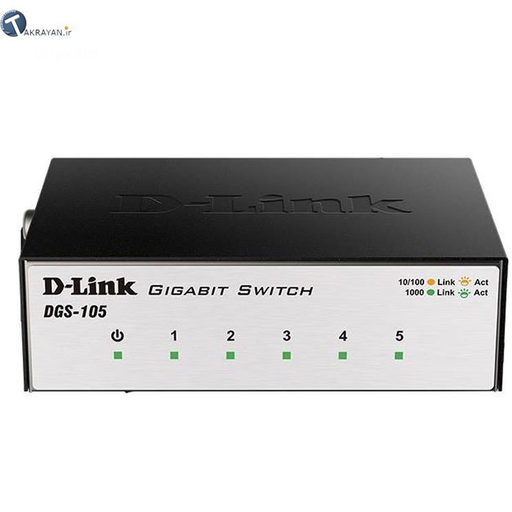 DGS-105 - 5-Port Gigabit Desktop Switch In Metal Casing Singapore