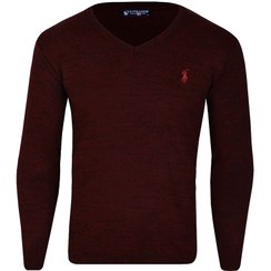 تصویر پلیور مردانه مدل 344055418 سایز S رنگ زرشکی 