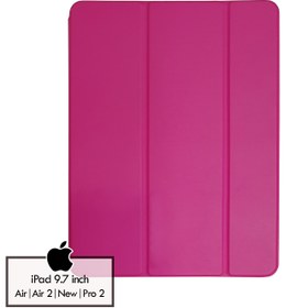 تصویر کیف کلاسوری اسمارت سیلیکونی | تبلت‌ های اپل: iPad 9.7 (Air 1 - Air 2 - New - Pro 2) Apple iPad 9.7 inch / Air 1 / Air 2 / New / Pro 2