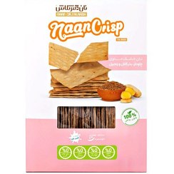 تصویر نان سوخاری آرد چاودار بذز کتان زنجبیل دکتر تلاش 300 گرم 