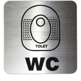 تصویر تابلو نشانگر دلفین طرح wc کد 65 