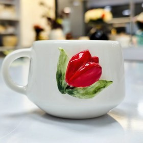 تصویر سرویس چایخوری دو نفره گل برجسته کد PG-Tea2-101 