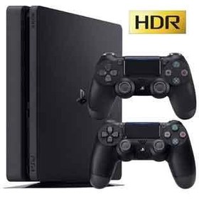 تصویر کنسول بازی سونی مدل PlayStation 4 Slim 1TB Region Sony PlayStation 4 Slim 1TB Region 2/CUH-2216B With 2 GamePad Gaming Console