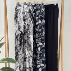 تصویر شلوار طرح دار نخی 