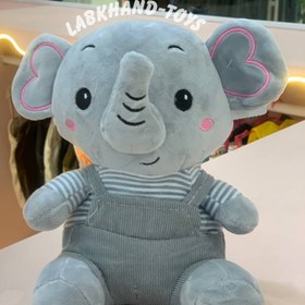 تصویر عروسک فیل لباس کبریتی 