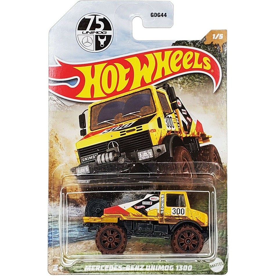 Hot wheels hot sale mercedes unimog 1300