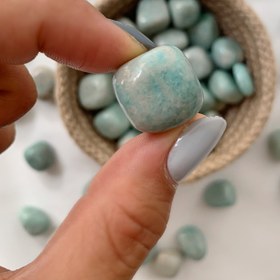 تصویر سنگ تامبل آمازونیت 